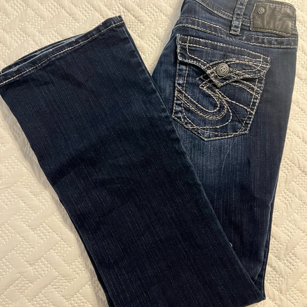 Silver Jeans Dark Indigo Boot Cut Women's Jeans